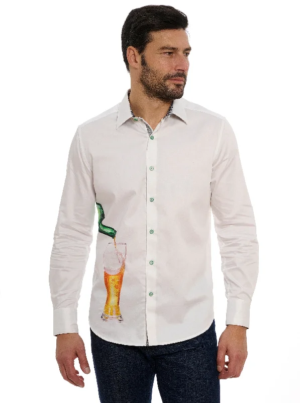 Robert Graham Made To Measure Classic Fit Sport Shirt - White