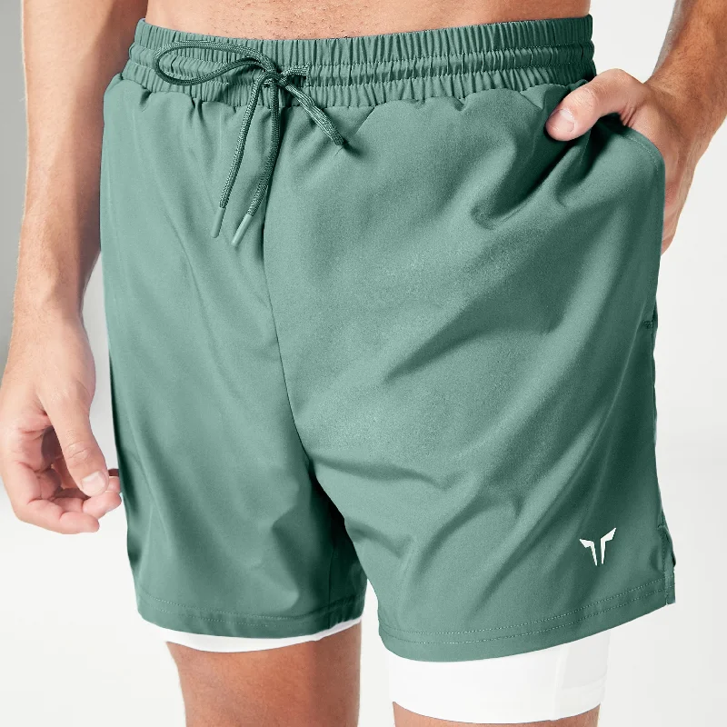 Essential 5"" 2-in-1 Shorts - Dark Forest