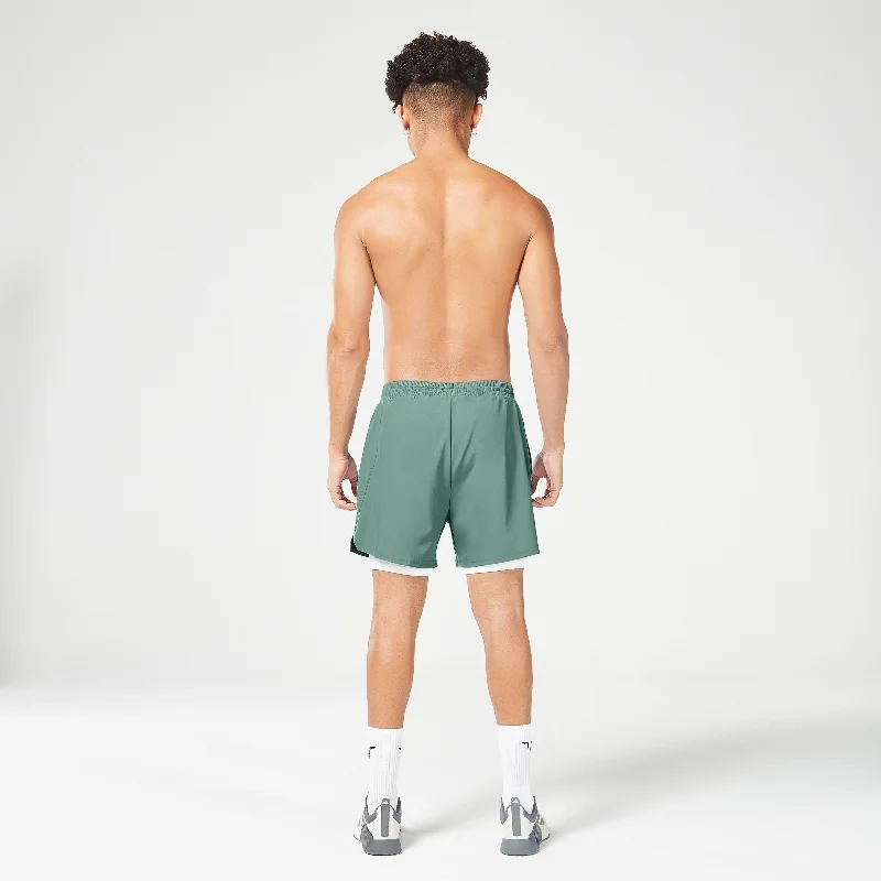 Essential 5"" 2-in-1 Shorts - Dark Forest