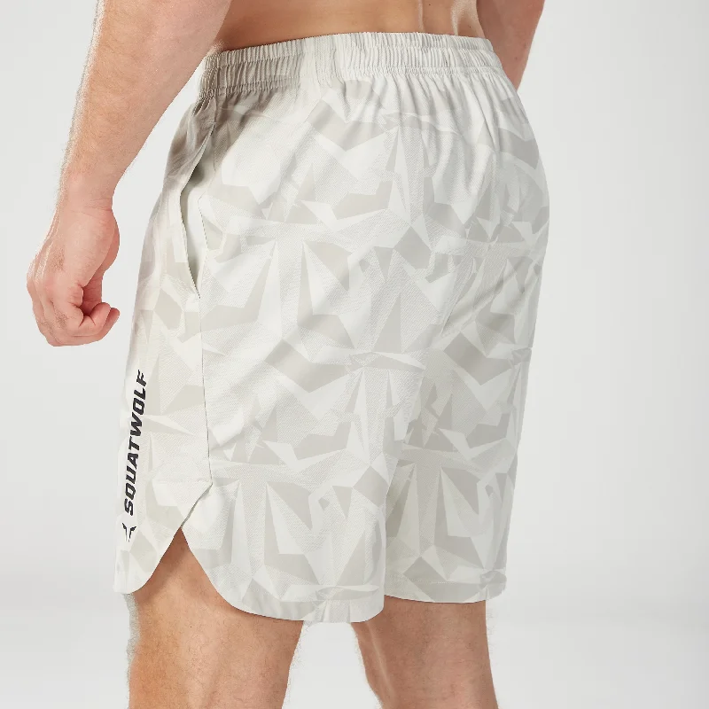 Warrior 7"" Shorts 2.0 - Pearl White Dot Camo